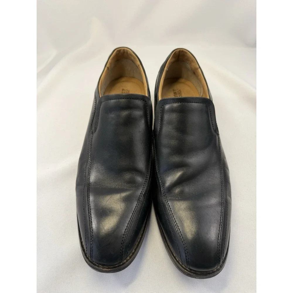 Johnston&Murphy Memory Foam Loafer‎ Oxford Dress Slip On Shoes 15-7965 Black 9.5